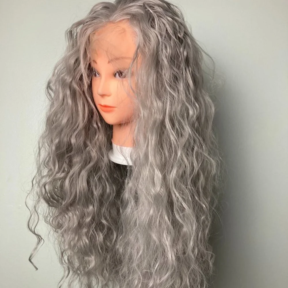 Gray Wig Grey Lace Front Wig